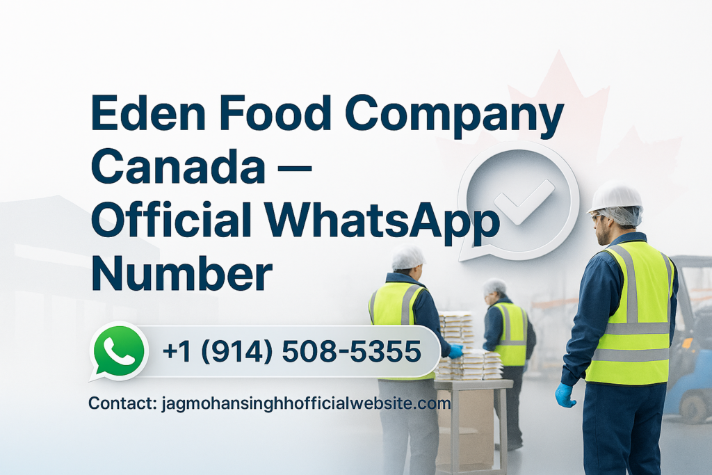Eden Food Company Canada Whatsapp Number