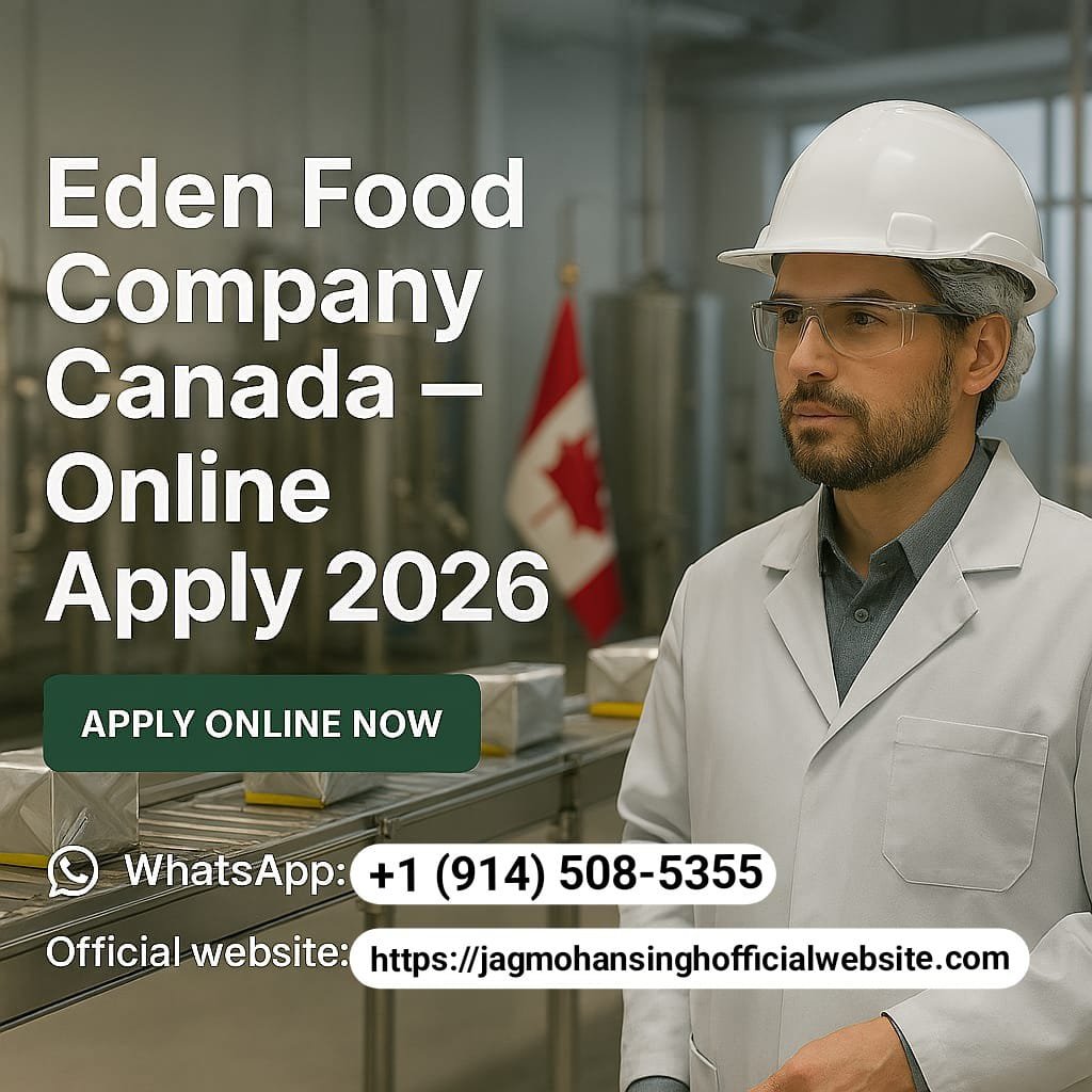 Eden Food Company Canada Online Apply 2026