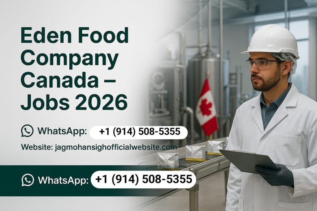 Eden Food Company Canada Online Apply