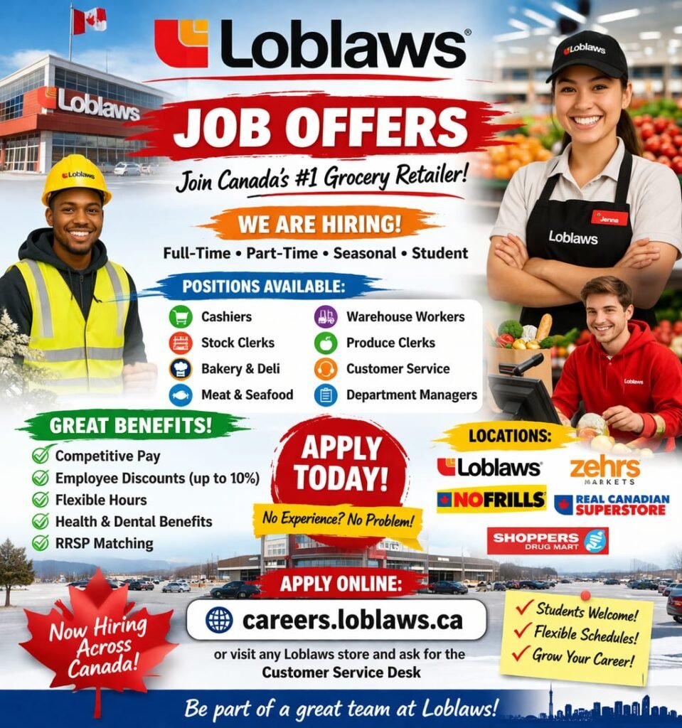 Loblaws Job Offer Loblaws Job Offer